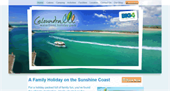 Desktop Screenshot of caloundraholidaypark.com.au